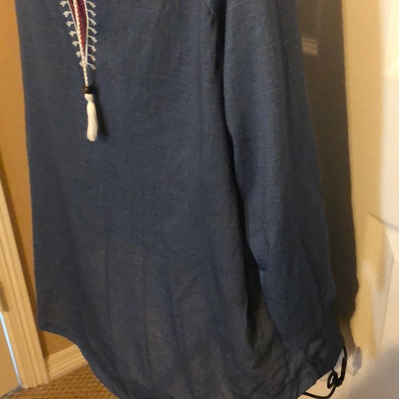 Boho top, blouse , long-sleeve - Picture 3 of 6